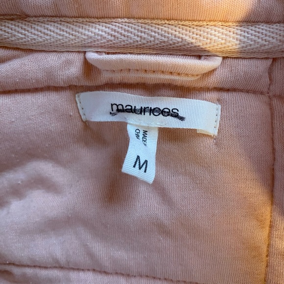 Pink quilted zip up jacket. - Picture 2 of 2